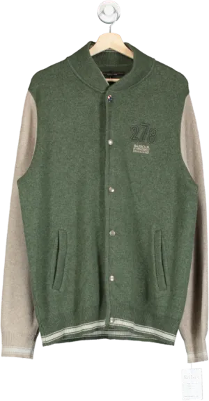 Barbour Green Varsity Style Jacket Steve McQueen Collection UK L