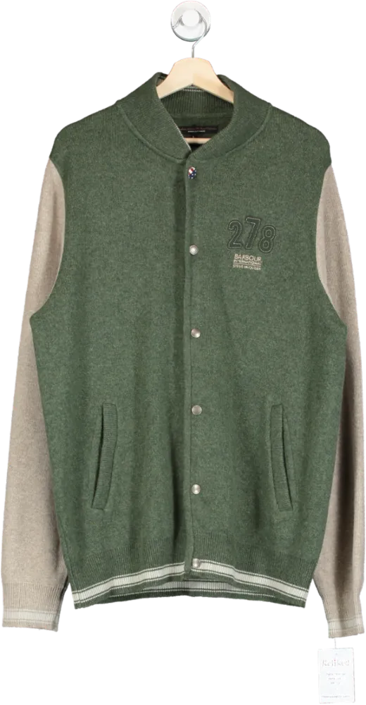 Barbour Green Varsity Style Jacket Steve McQueen Collection UK L