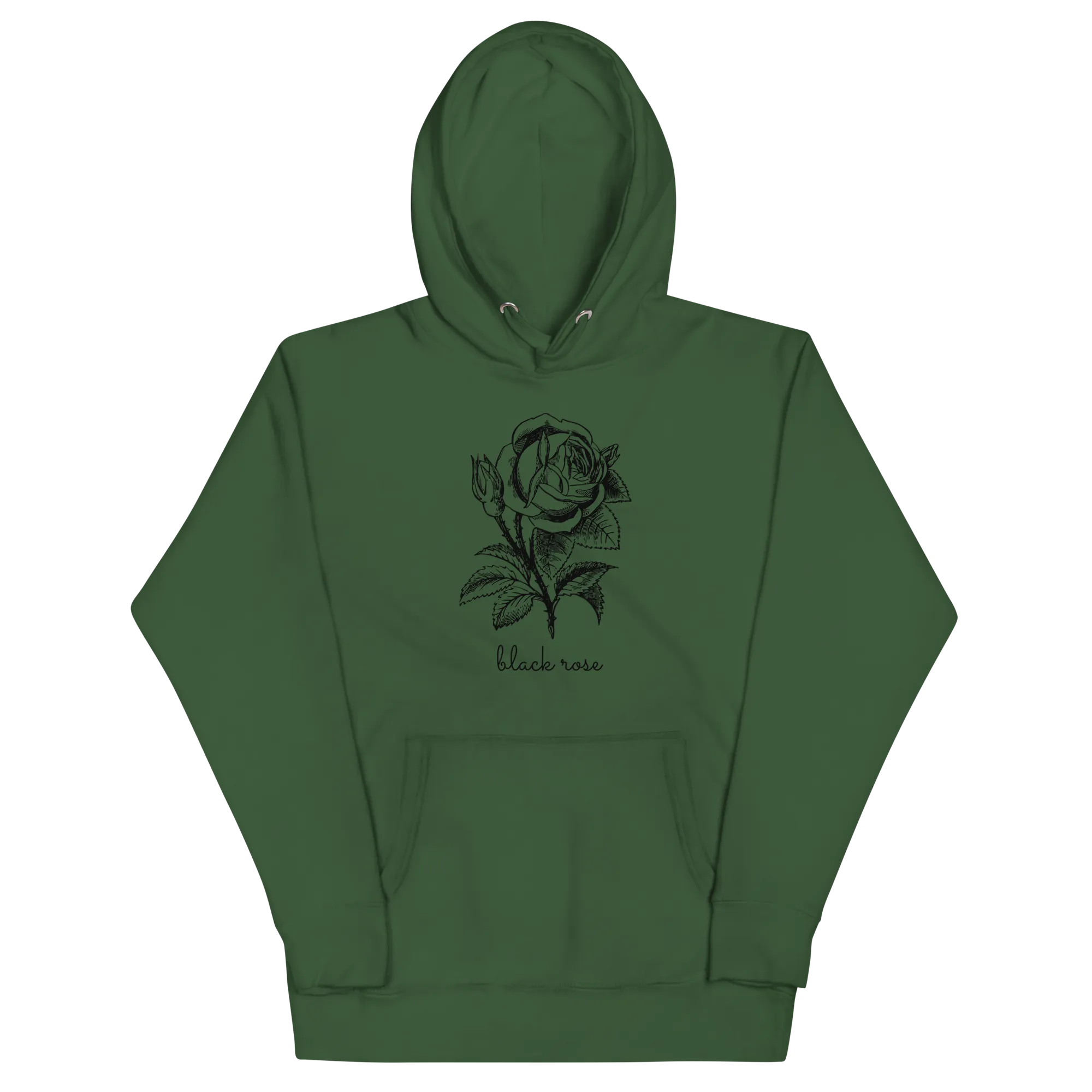 Black Rose Premium Unisex Hoodie