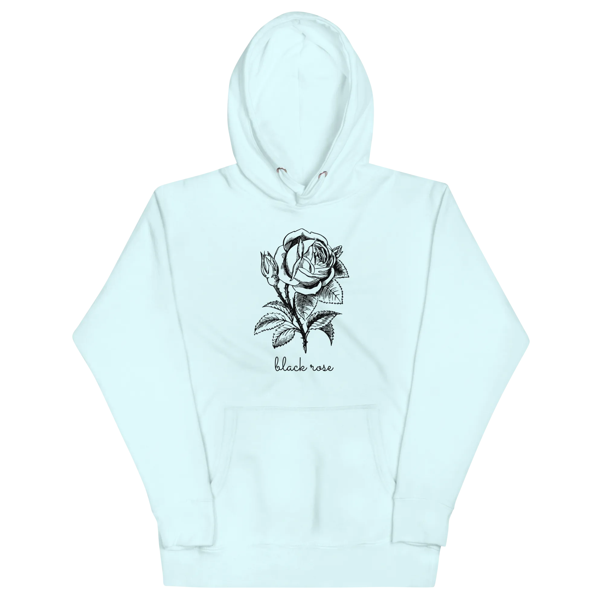 Black Rose Premium Unisex Hoodie