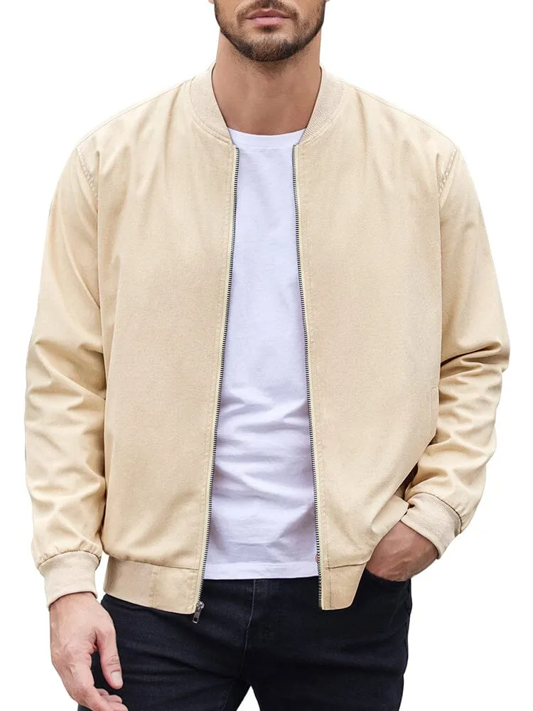 Casual Lightweight Bomber Jacket (US Only)