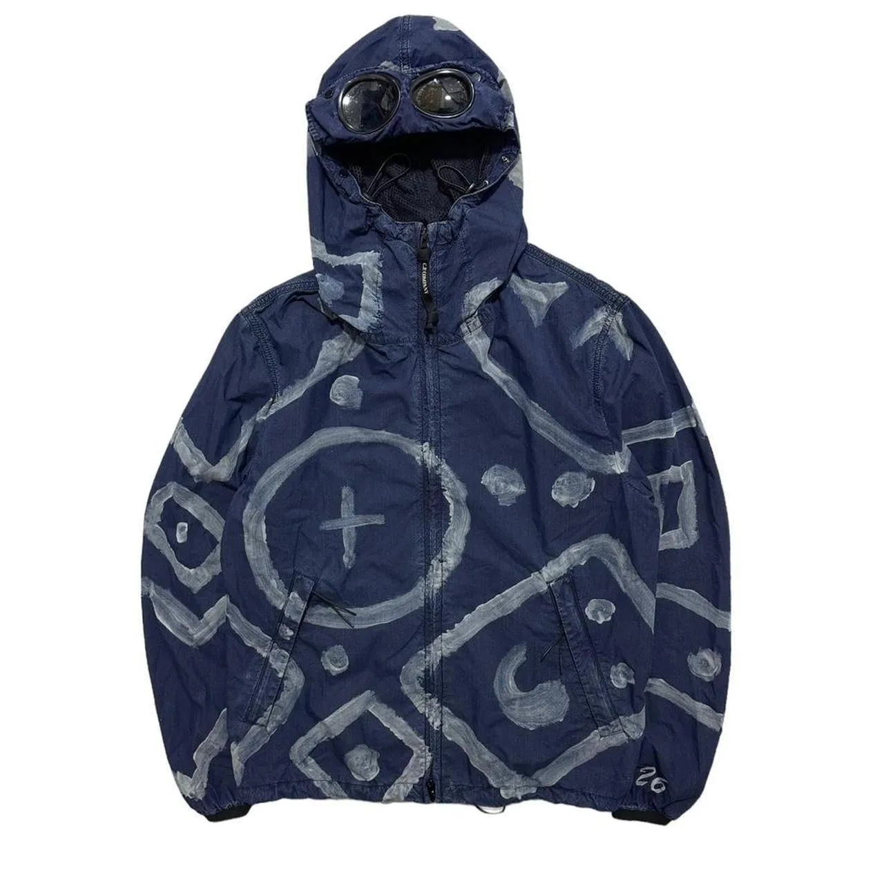 CP Company Indigo 50 Hand Painted Goggle Jacket