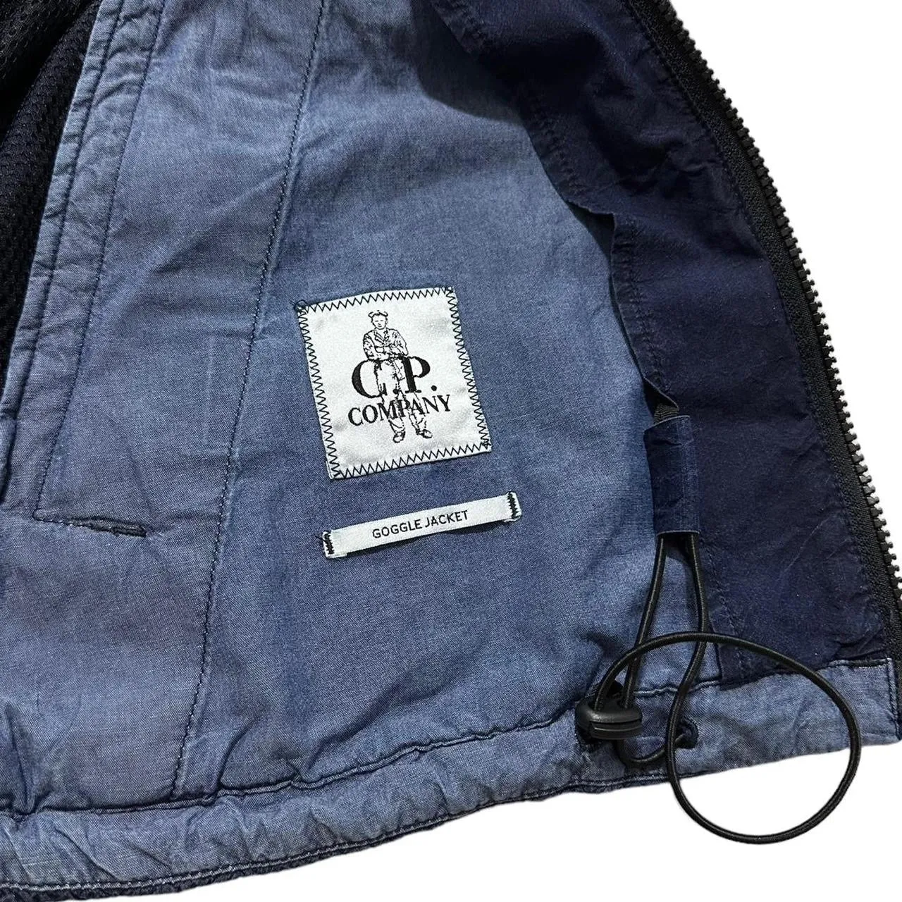 CP Company Indigo 50 Hand Painted Goggle Jacket