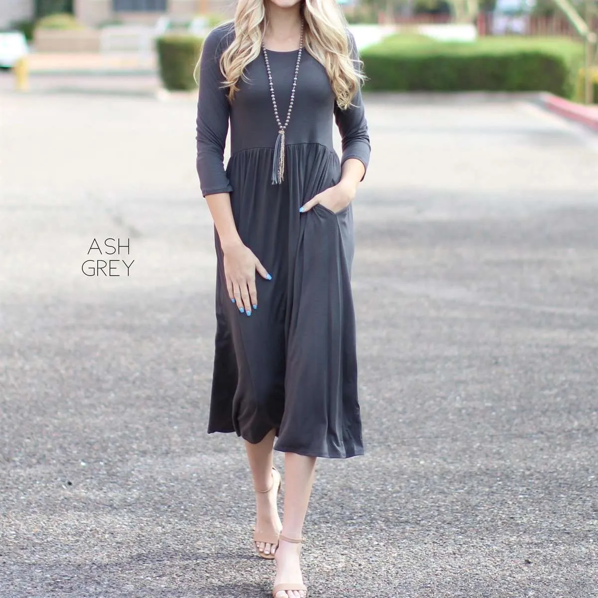 Flowy Midi Dress | S-XL