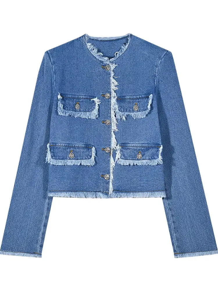 Fringe Chic Denim Jacket