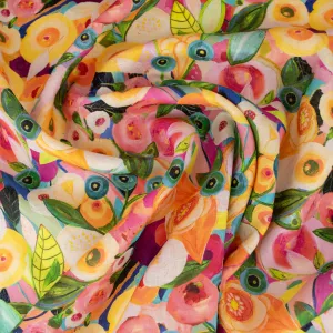 Frutti Floral Printed Linen