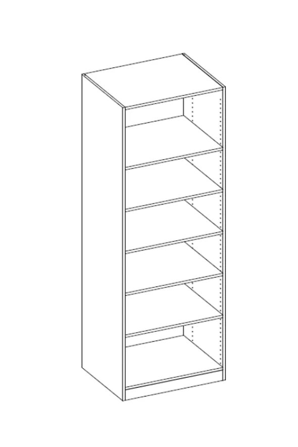 Gracious Home Five Shelf Closet