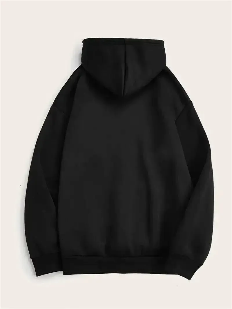 Graphic Print Hooded Sweatshirt