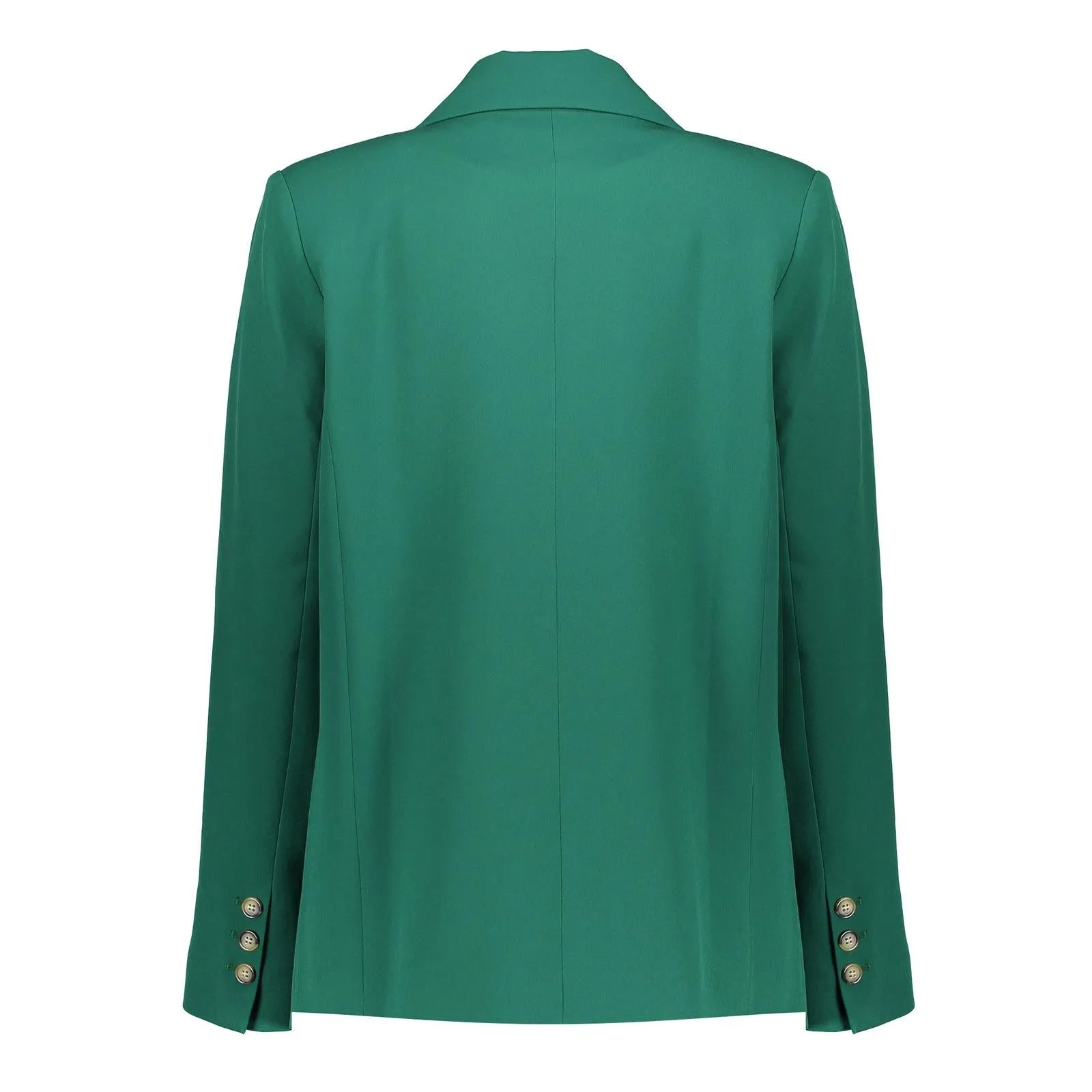 Groene blazer Solid