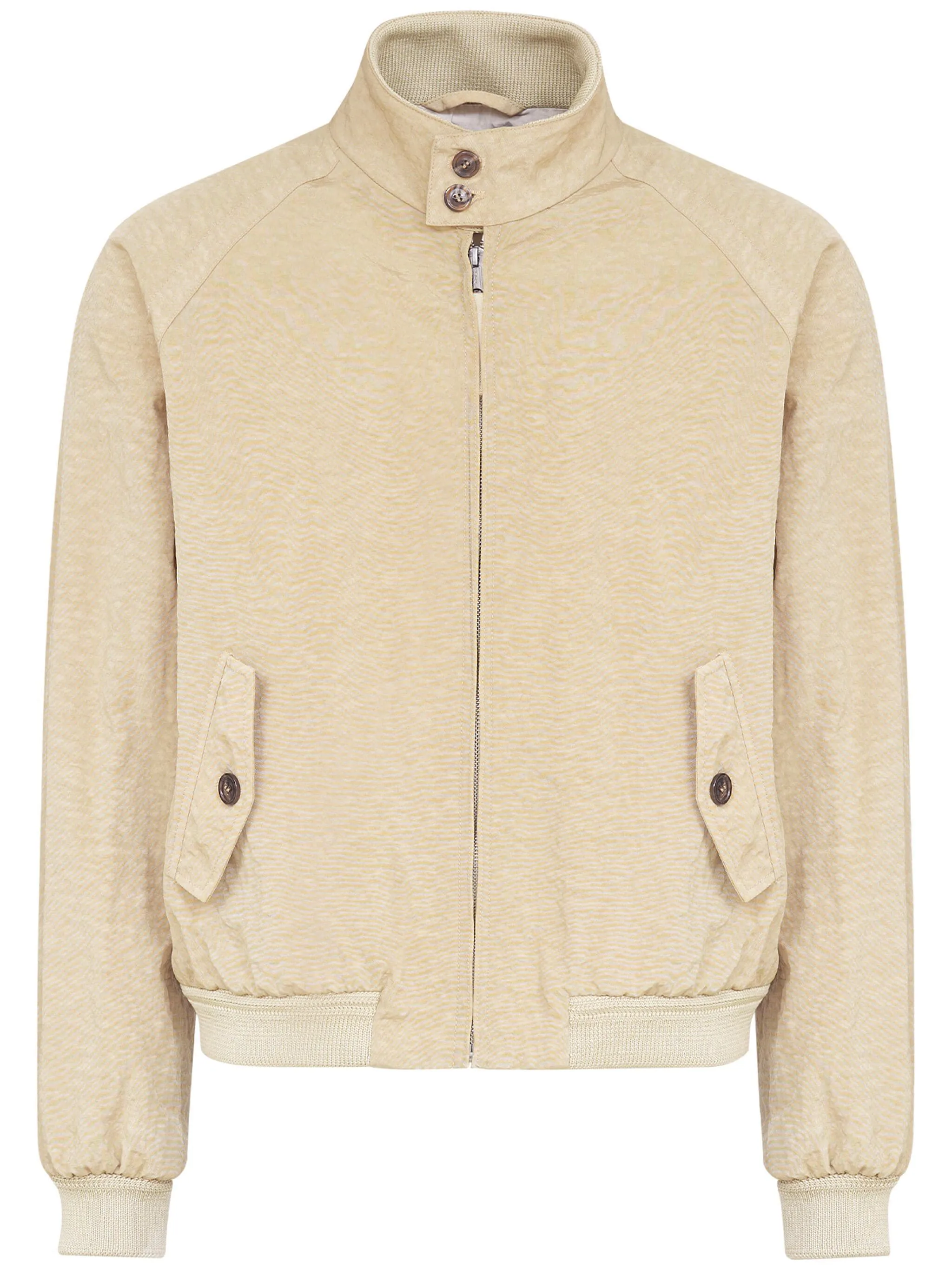 lightweight canvas zipped jacket