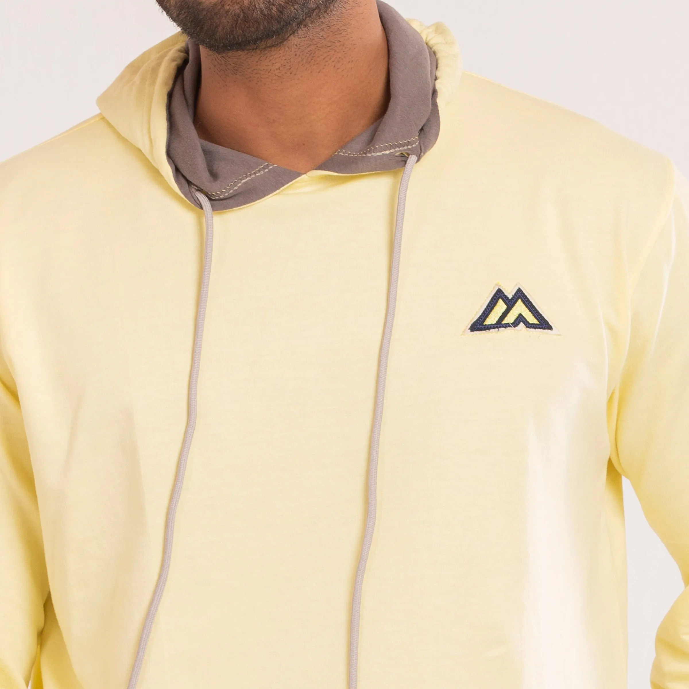 Long Sleeve Hoodie- Light Cream