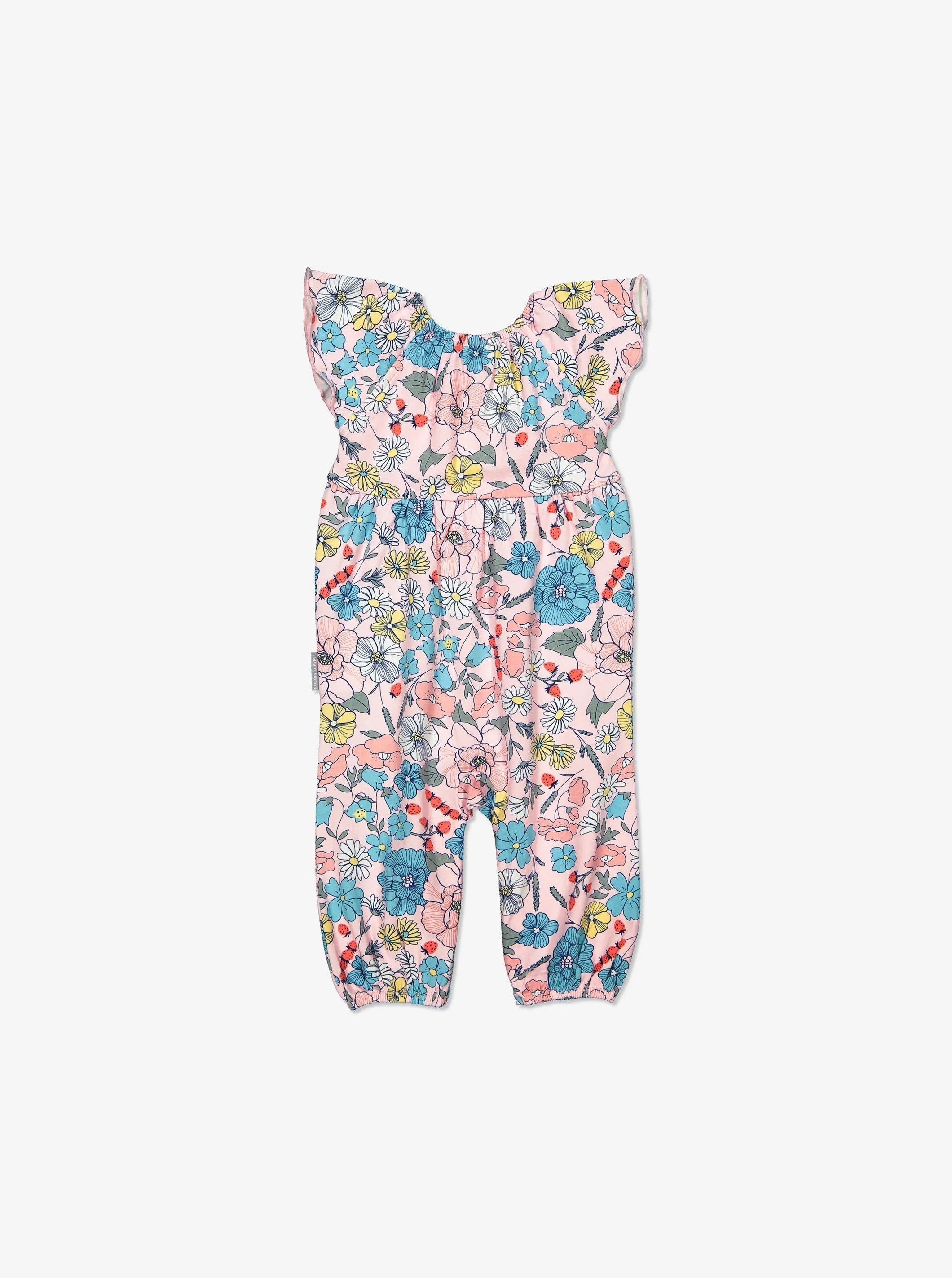 Meadow Print Baby Playsuit