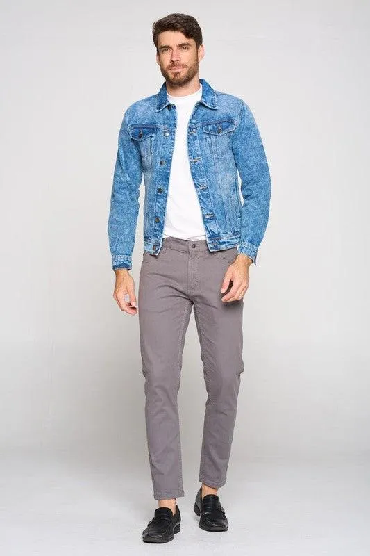 Mens Blue Jean Denim Jackets