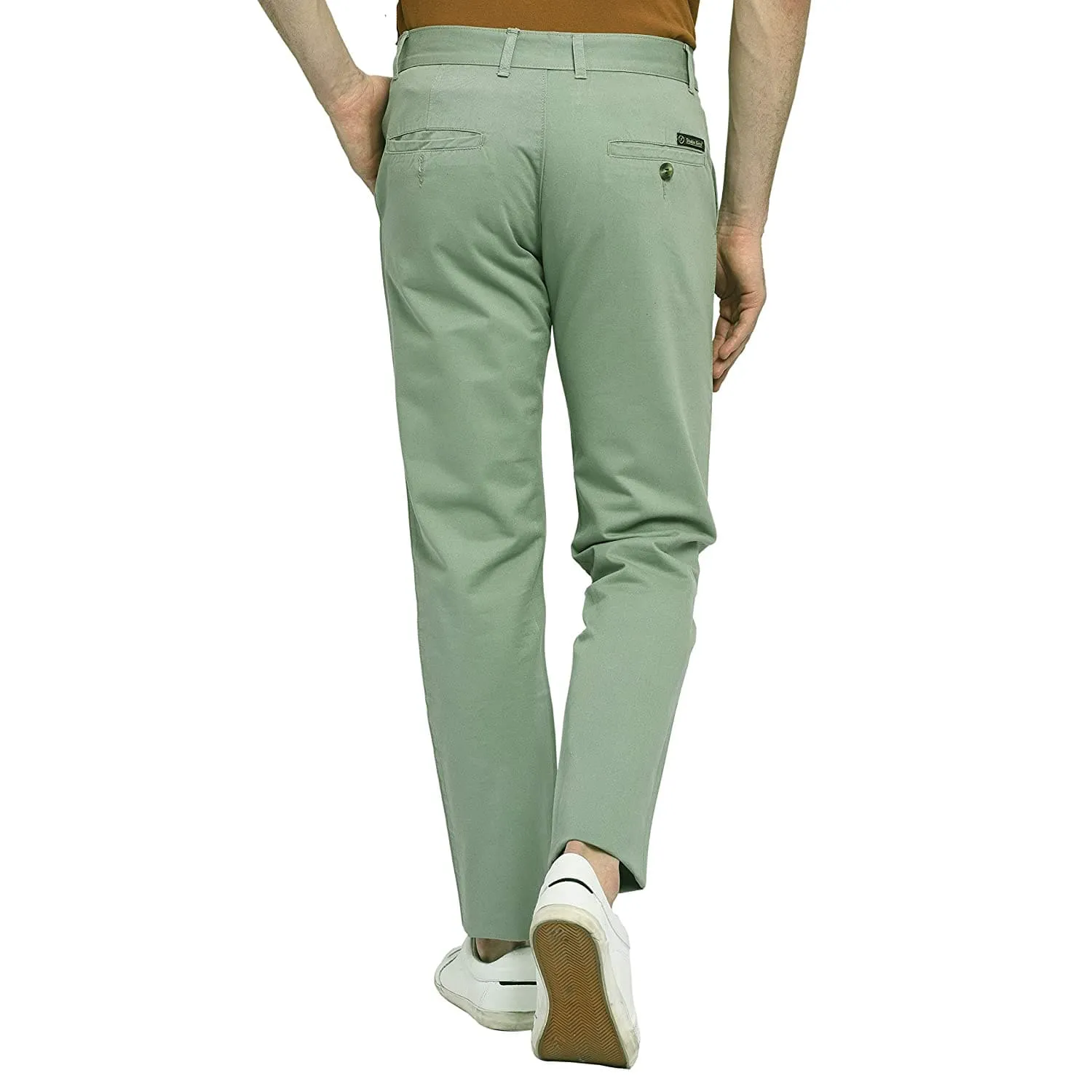 Mid Rise Regular Fit Cotton Chinos Trouser