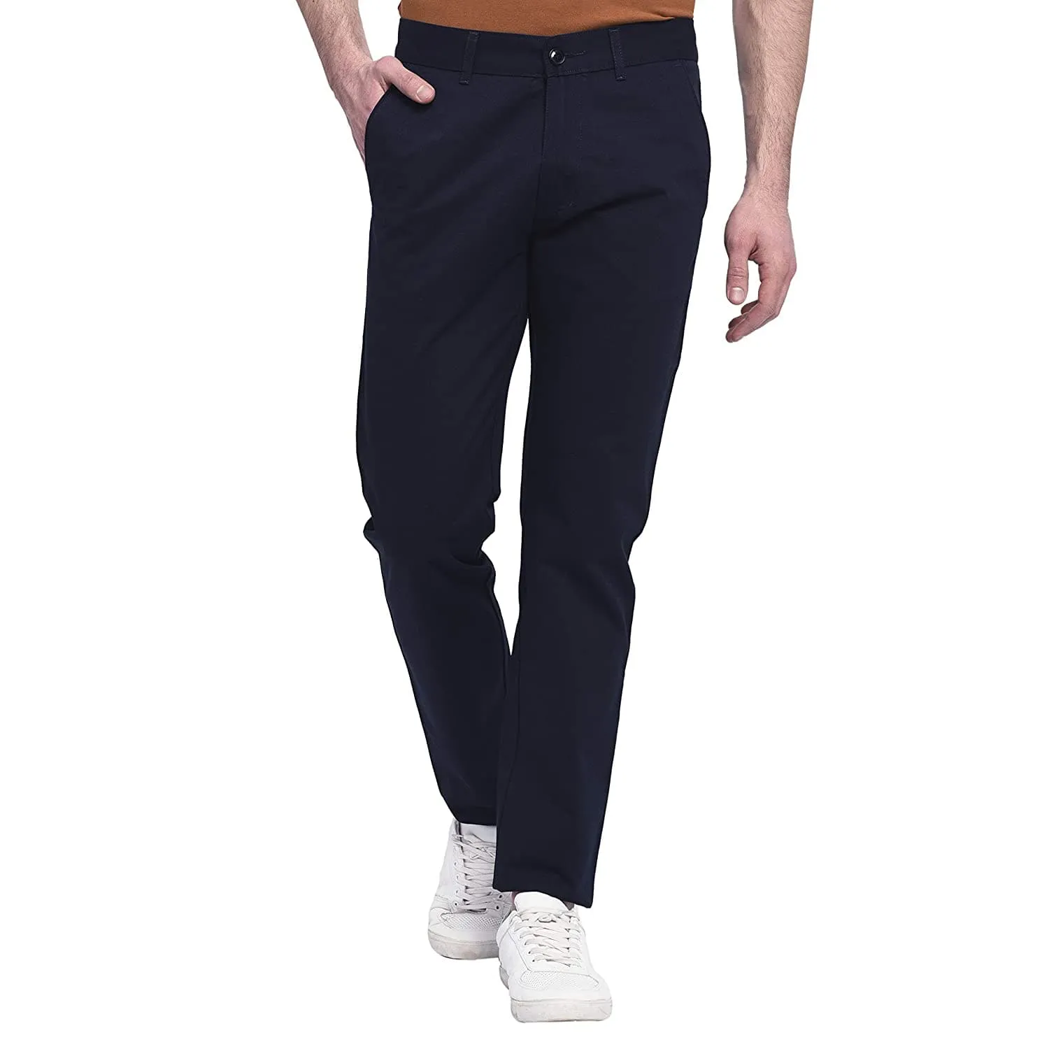 Mid Rise Regular Fit Cotton Chinos Trouser