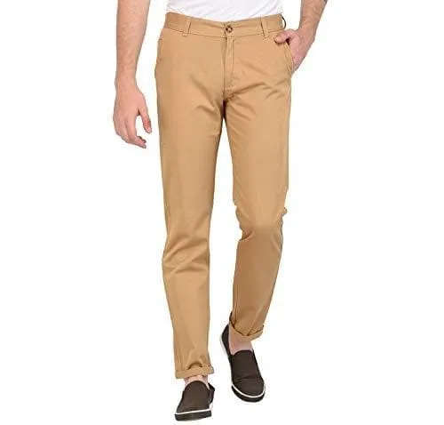 Mid Rise Regular Fit Cotton Chinos Trouser