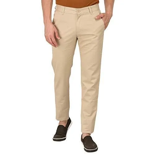 Mid Rise Regular Fit Cotton Chinos Trouser