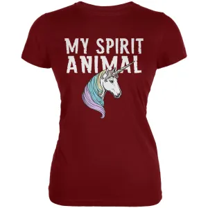 My Spirit Animal Unicorn Juniors Soft T Shirt