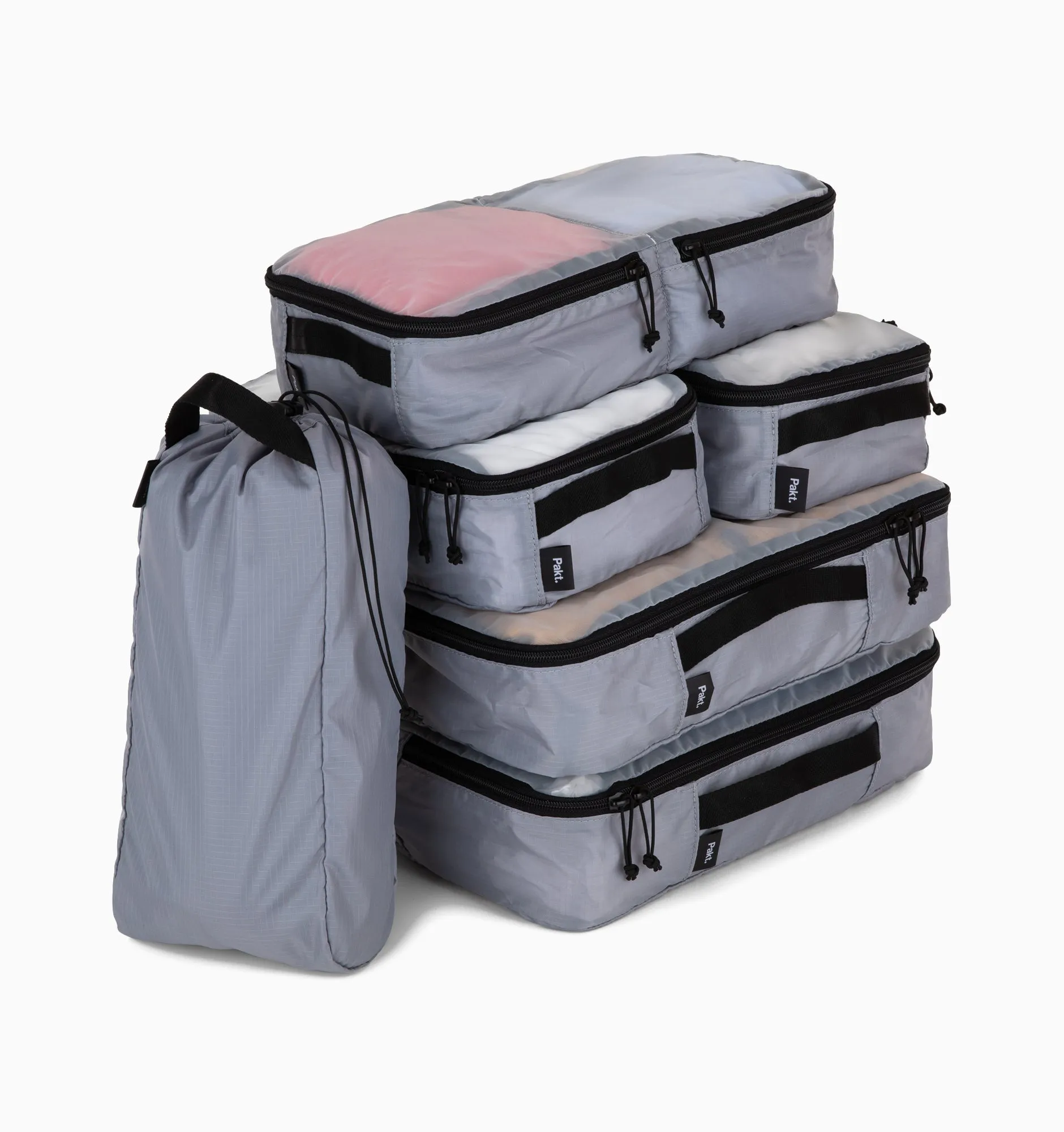 Pakt 6-Piece Packing Cube Set