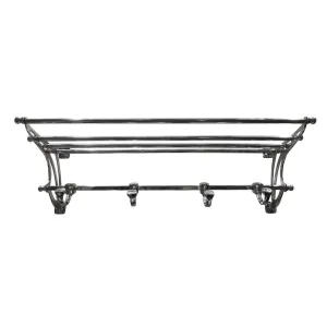 Plaza Coat Rack | Nickel Finish