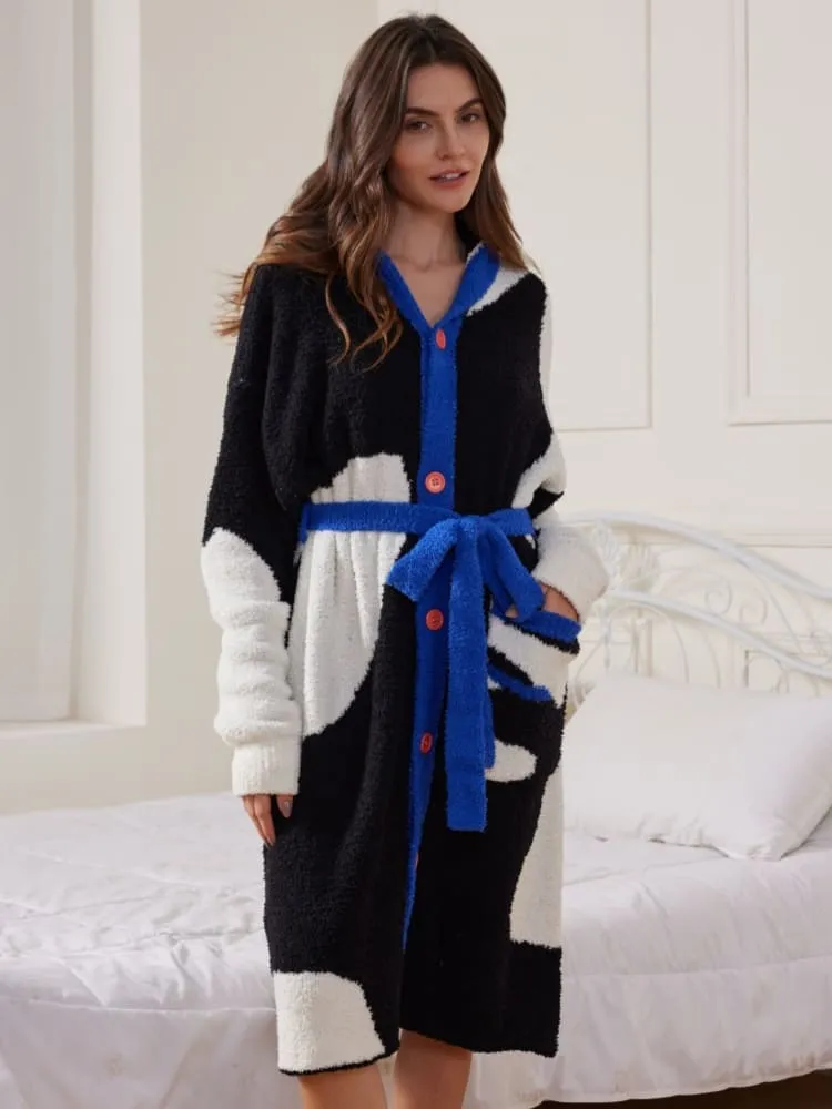 Plush Hooded Robe