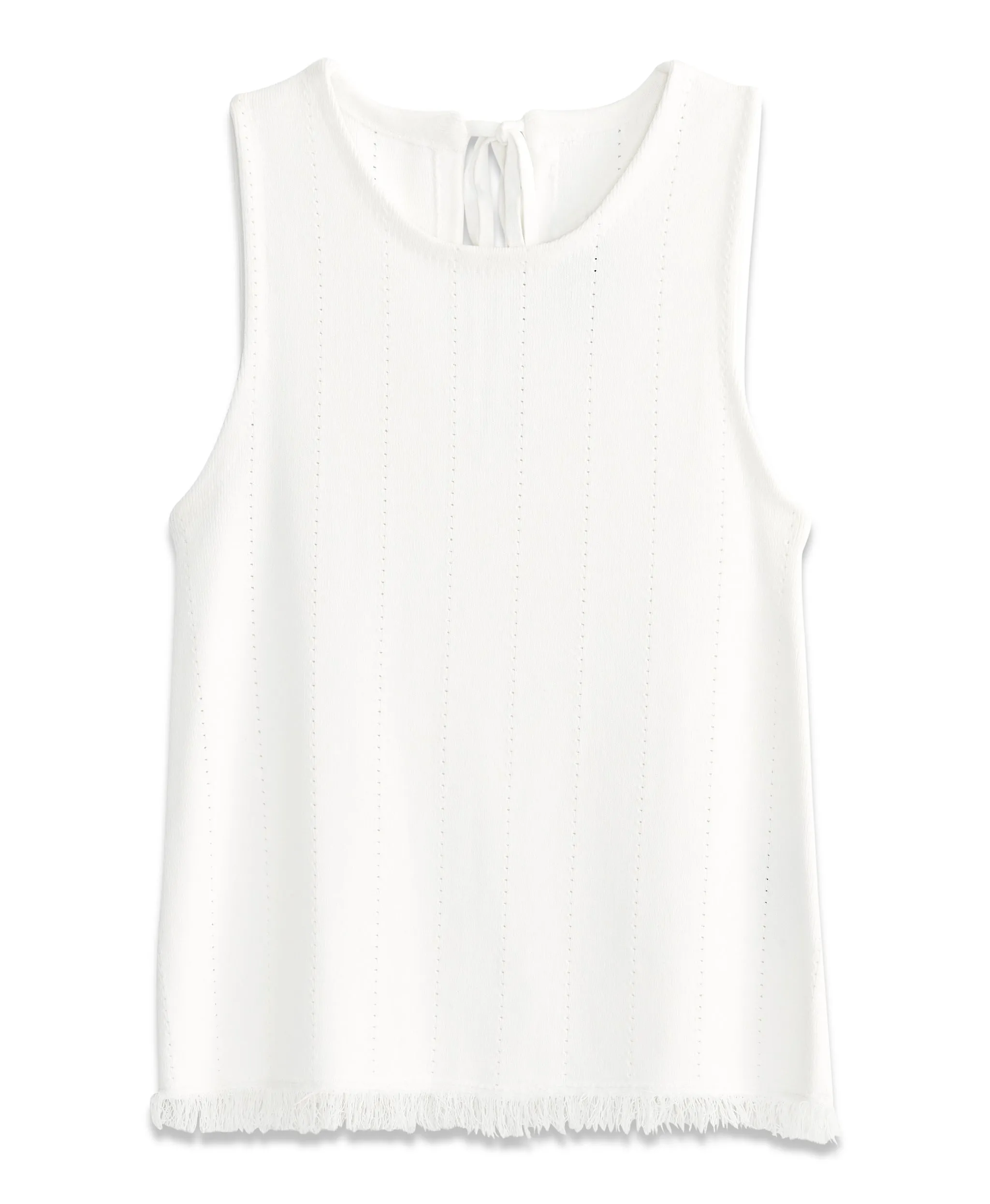 Pointelle Tie Tank