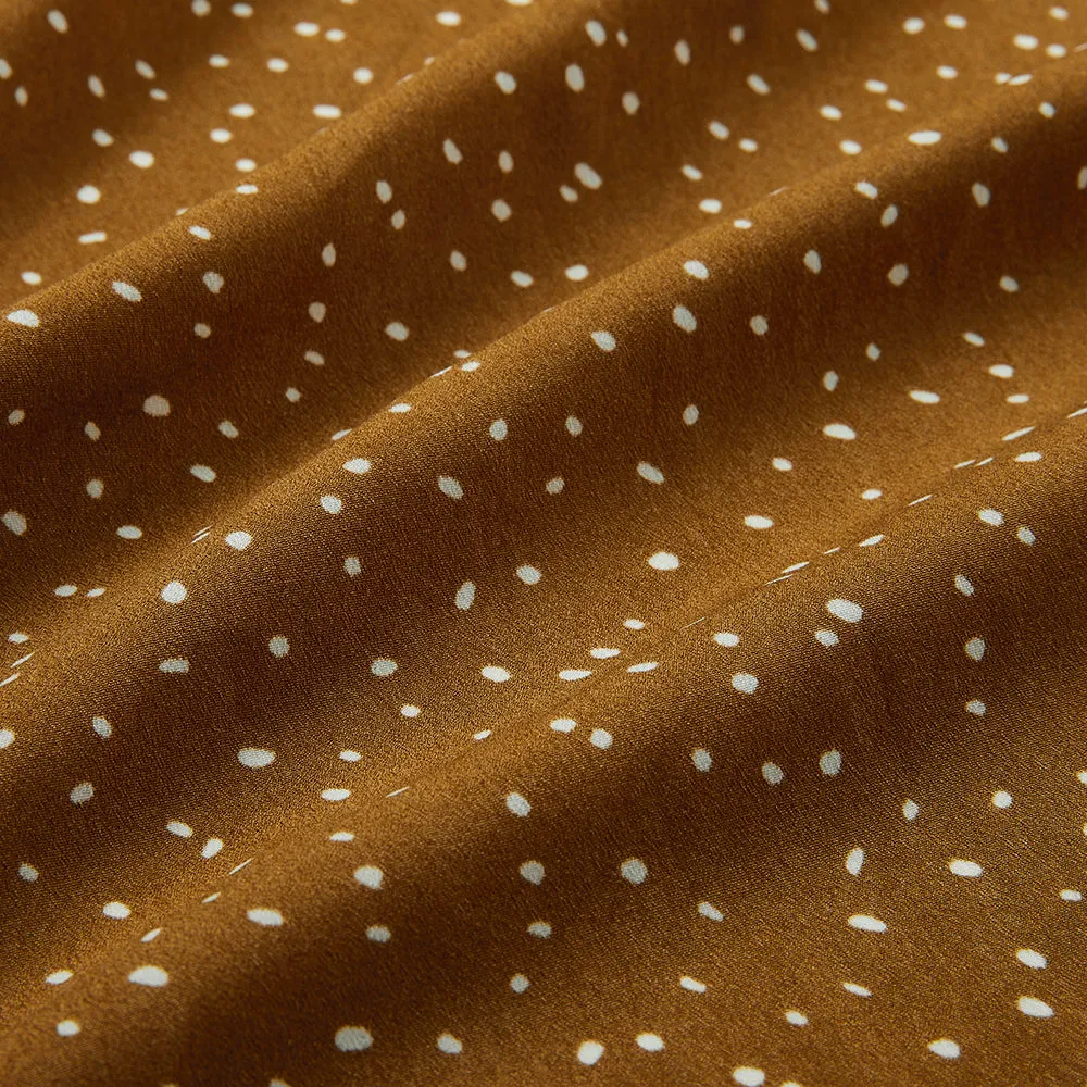 Polyester Polka Dot Pattern Printed Fabric