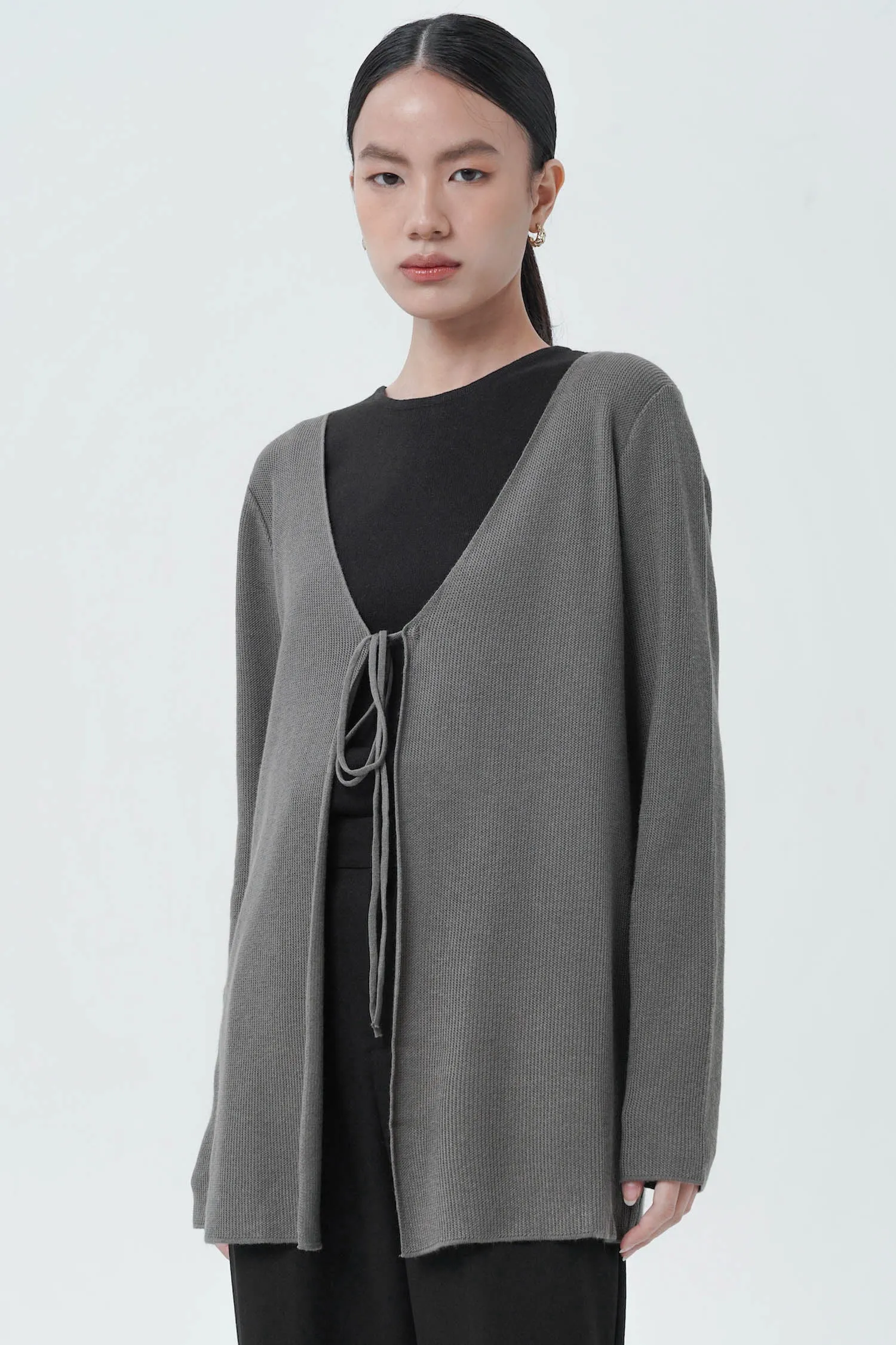 Pyper Cardigan In Grey