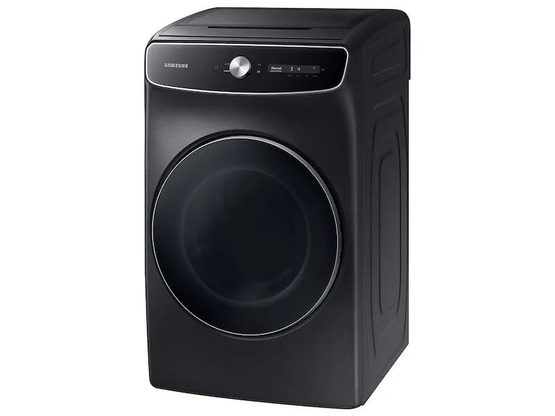 Samsung DVE60A9900V 7.5 cu. ft. Smart Dial Electric Dryer with FlexDry™ and Super Speed Dry in Brushed Black