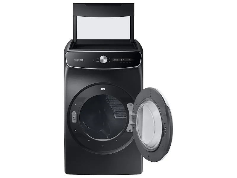 Samsung DVE60A9900V 7.5 cu. ft. Smart Dial Electric Dryer with FlexDry™ and Super Speed Dry in Brushed Black