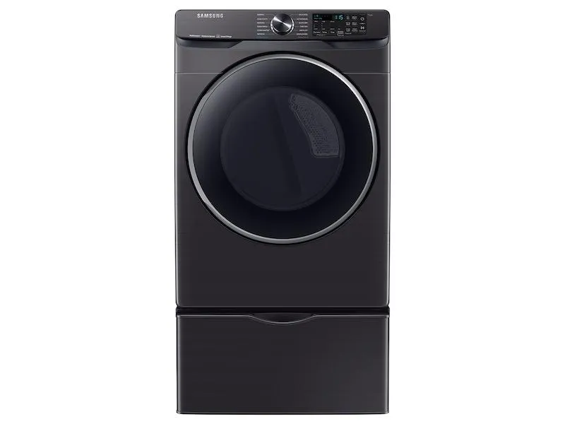 Samsung DVG50A8500V 7.5 cu. ft. Smart Gas Dryer with Steam Sanitize  in Brushed Black