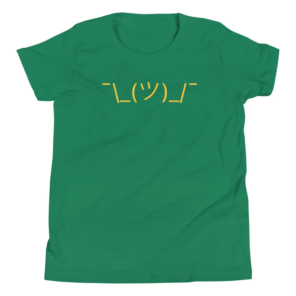 Shrug Emoji Kid's Youth Tee