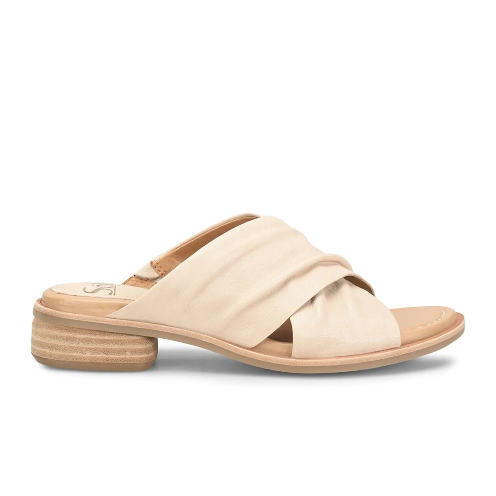 Sofft Fallon Slide Sandal (Women) - Tapioca Grey