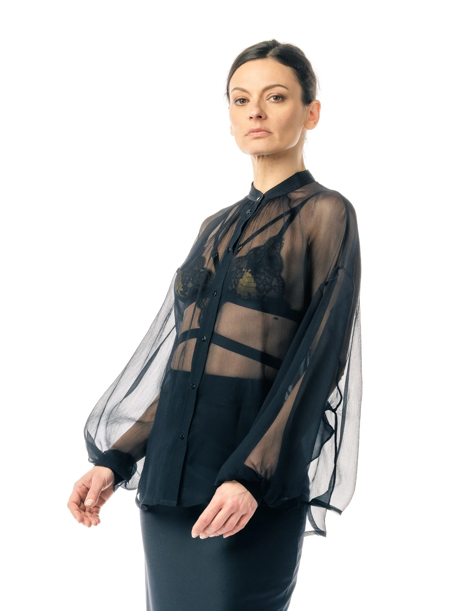 Soft Touch Silk Veil Shirt