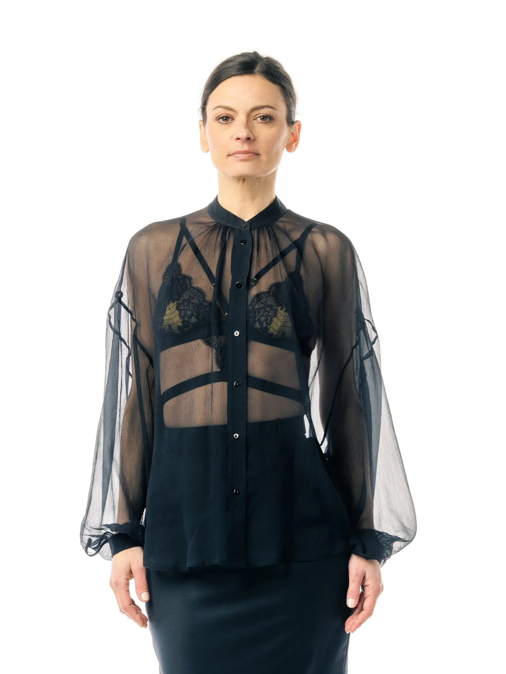 Soft Touch Silk Veil Shirt