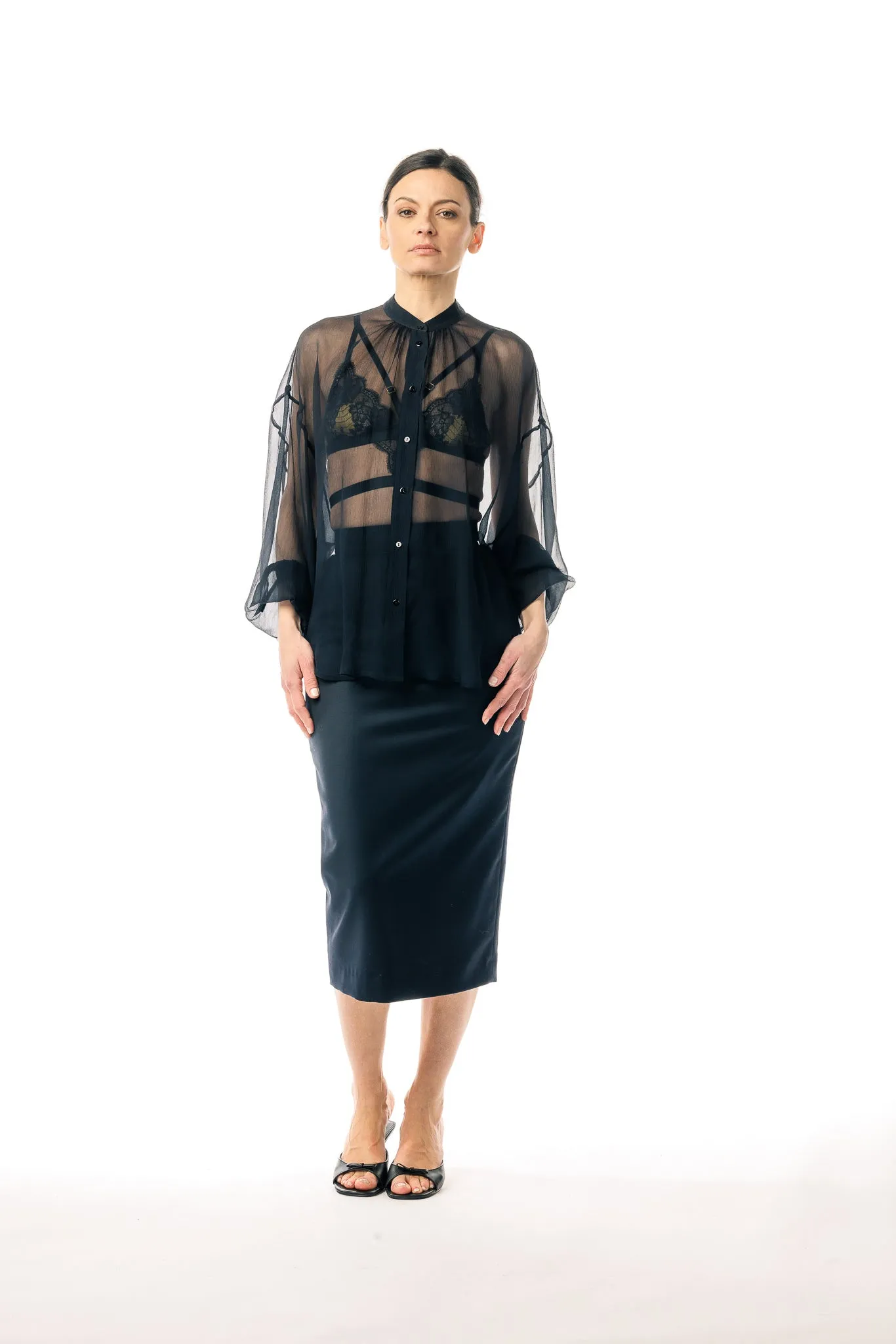 Soft Touch Silk Veil Shirt