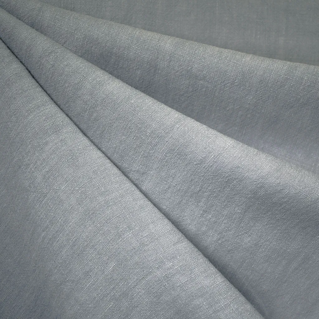 Soft Washed Linen Solid Slate Grey SY