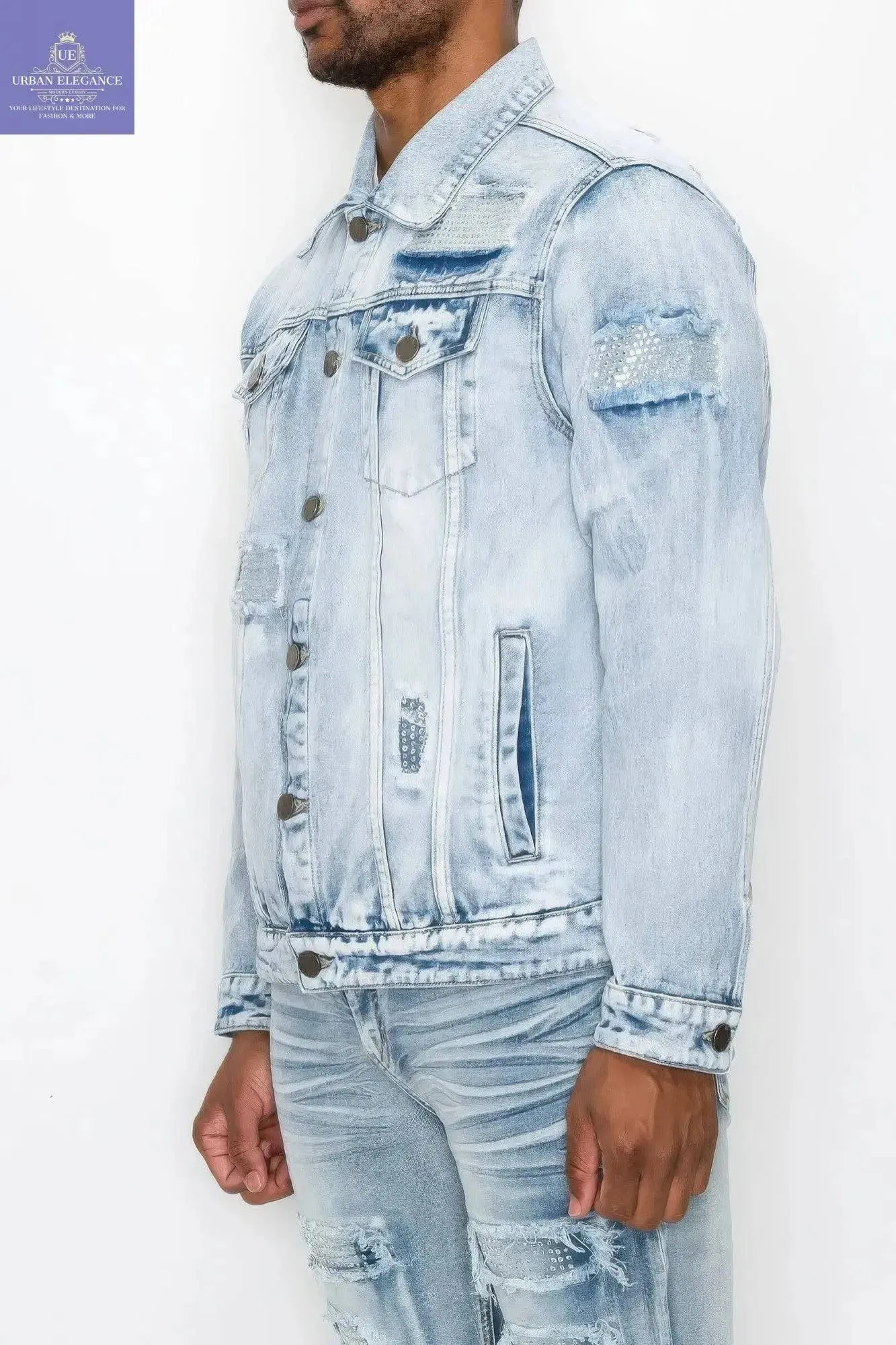 Sparkling Indigo Denim Jacket