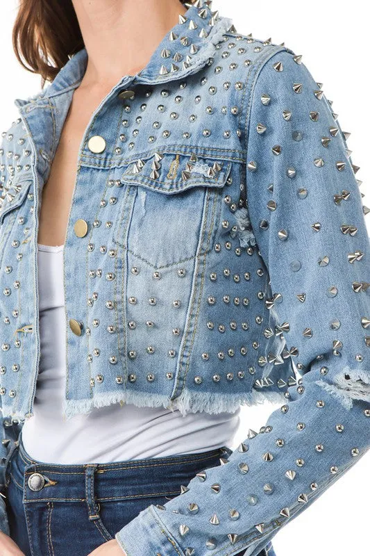 Studded DENIM JACKET