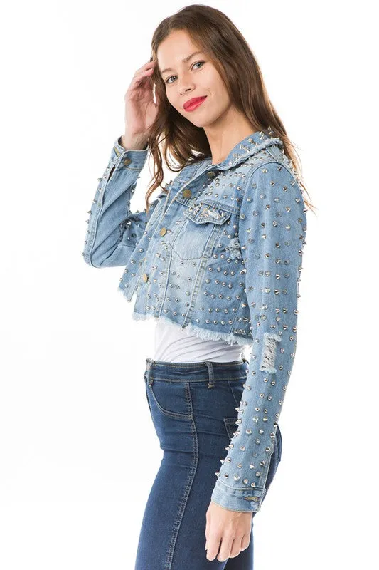 Studded DENIM JACKET