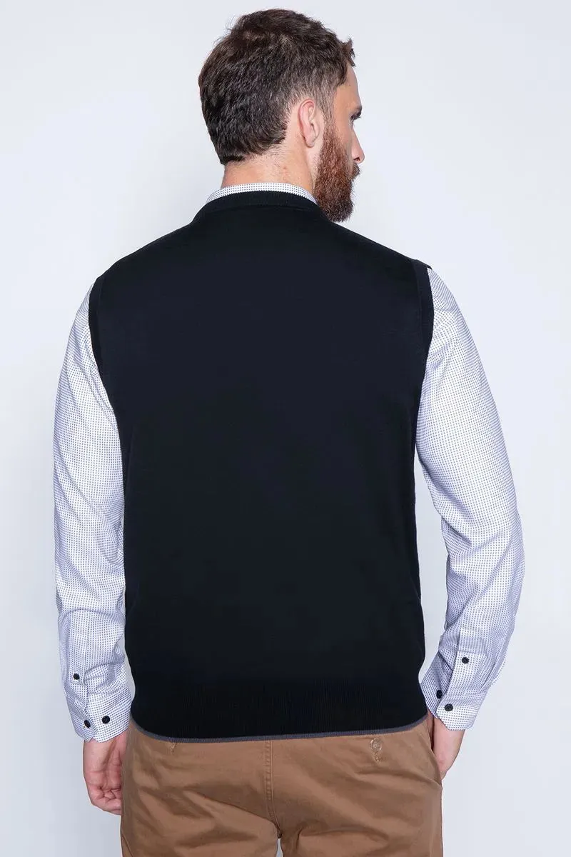 Sweater Hombre Smart Casual W/S Black