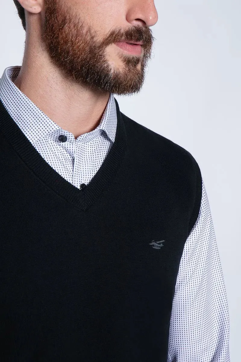 Sweater Hombre Smart Casual W/S Black