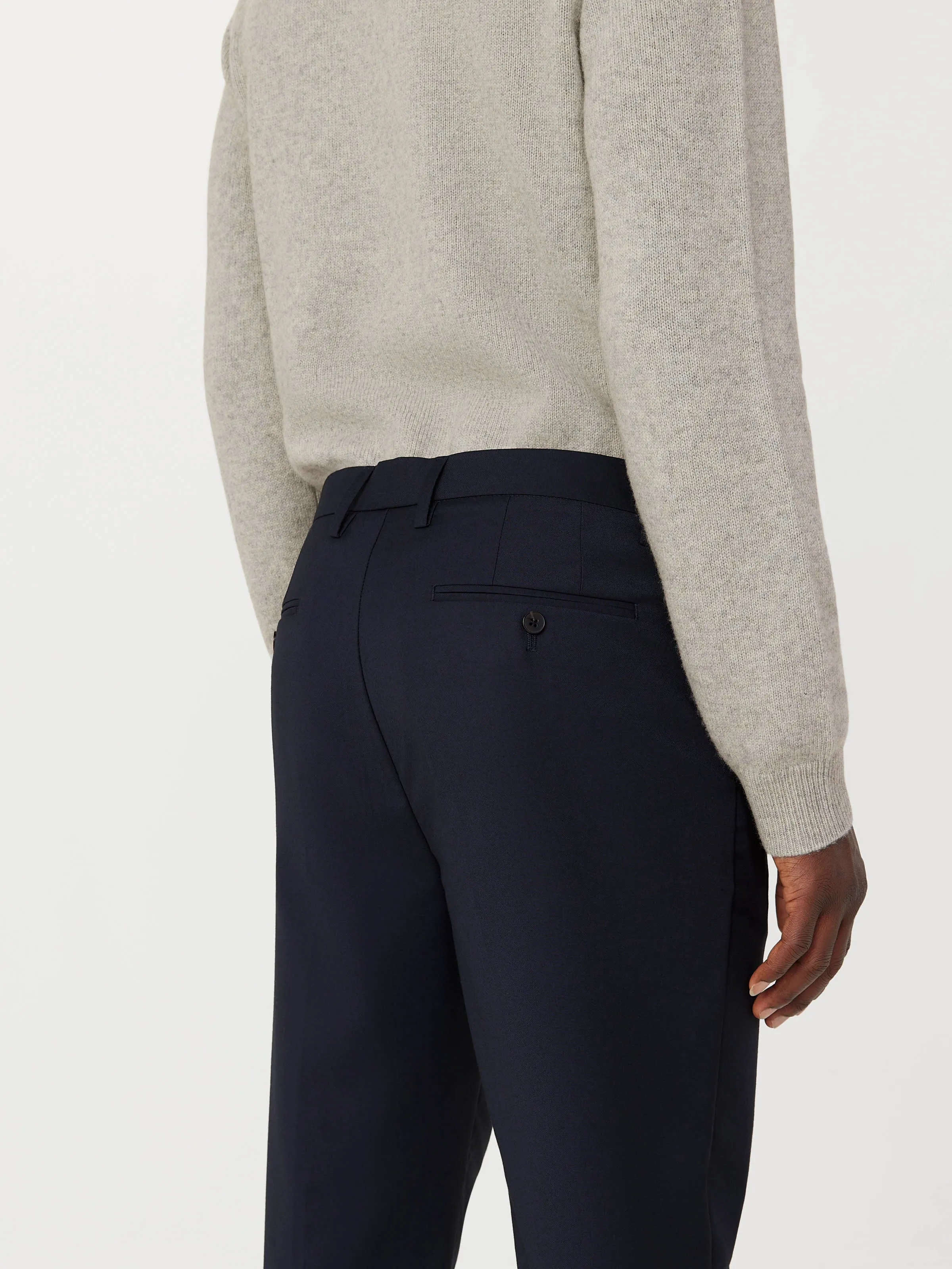 The Colin Tapered Pant in Deep Blue