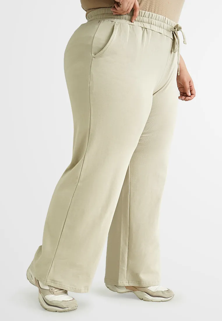 Trace TERRY Wide Leg Pants