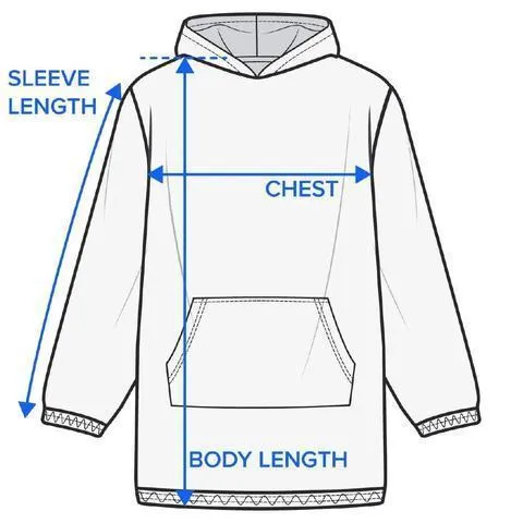 Waikiki Wearable Blanket Hoodie