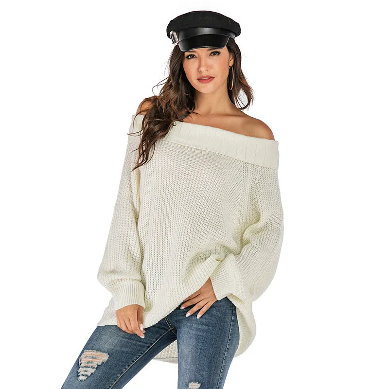 Women Wholesale Knitted Bottoming Neck Sweater