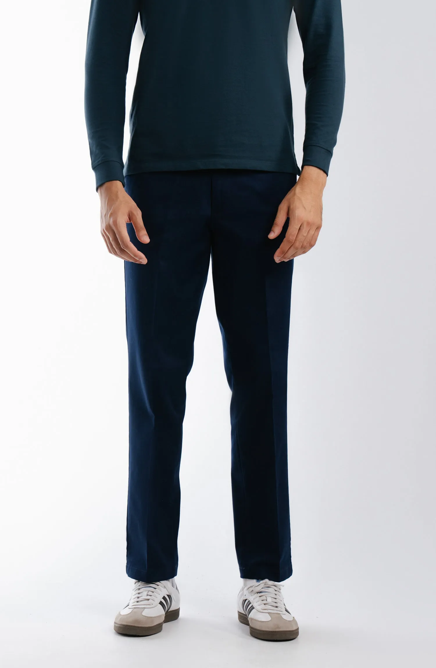 Wrinkle Free Pants - Navy Blue