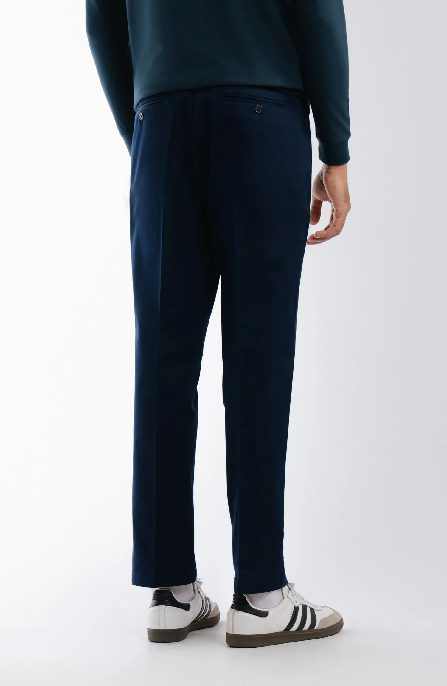 Wrinkle Free Pants - Navy Blue