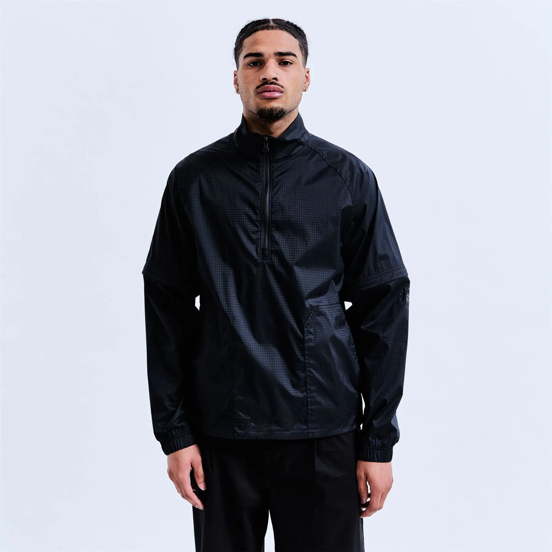 x Miura Stretch Grid Nylon Albatross Jacket Black - 2024