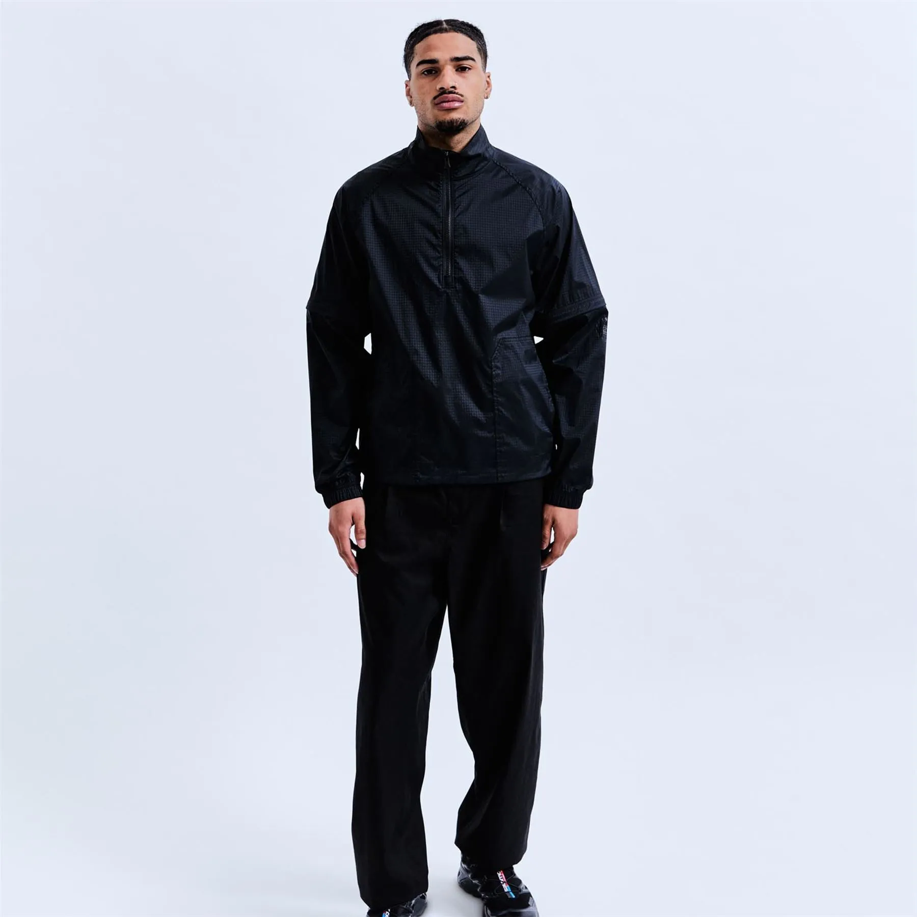 x Miura Stretch Grid Nylon Albatross Jacket Black - 2024